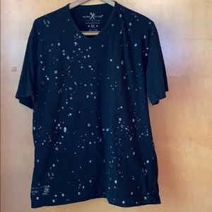 Very cute silver paint-like dots